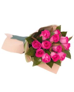 Docena de Rosas Fucsia