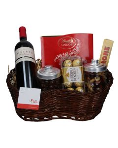 Canasta Malbec y Chocolates