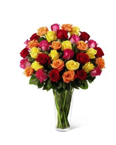 Ramo de Rosas Multicolores