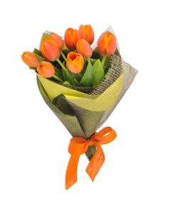 Ramo de Tulipanes Naranjas